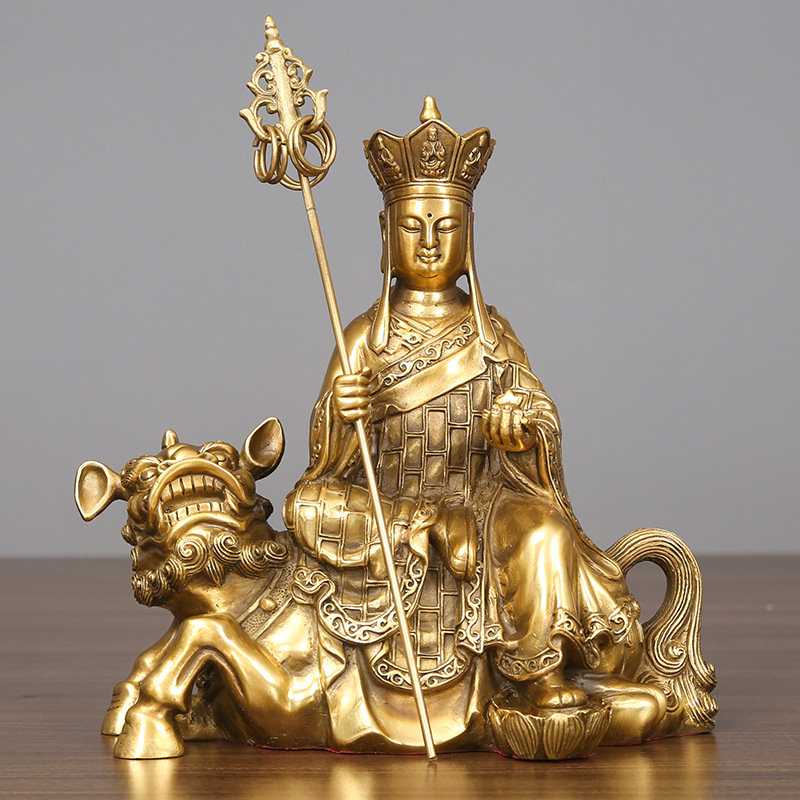 地藏王菩萨黄铜佛像- 宗教用品商城-基督教伊斯兰教用品,佛教道教印度教用品